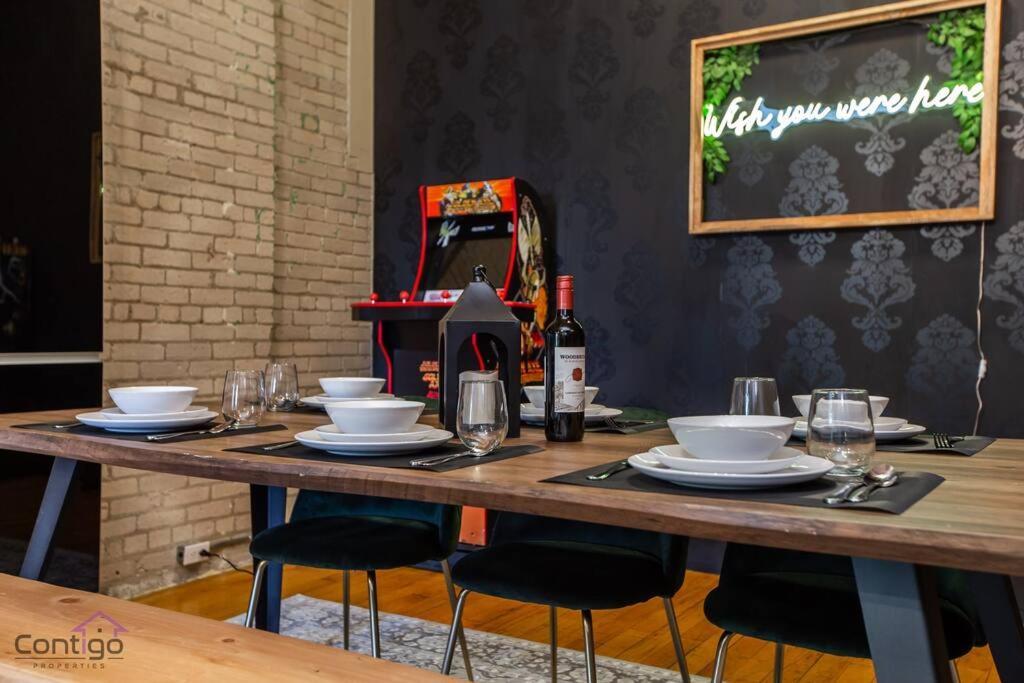 Historic Jd Loft, Near Ice District, Rogers Place, Ug Parking Едмънтън Екстериор снимка